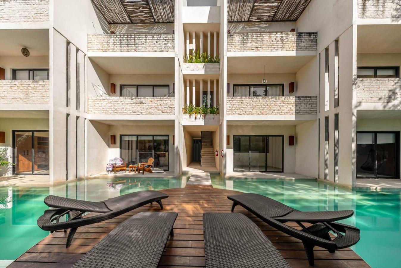 1 Bedroom With Rooftop Pool In Jungle At Paraiso Apartment Tulum