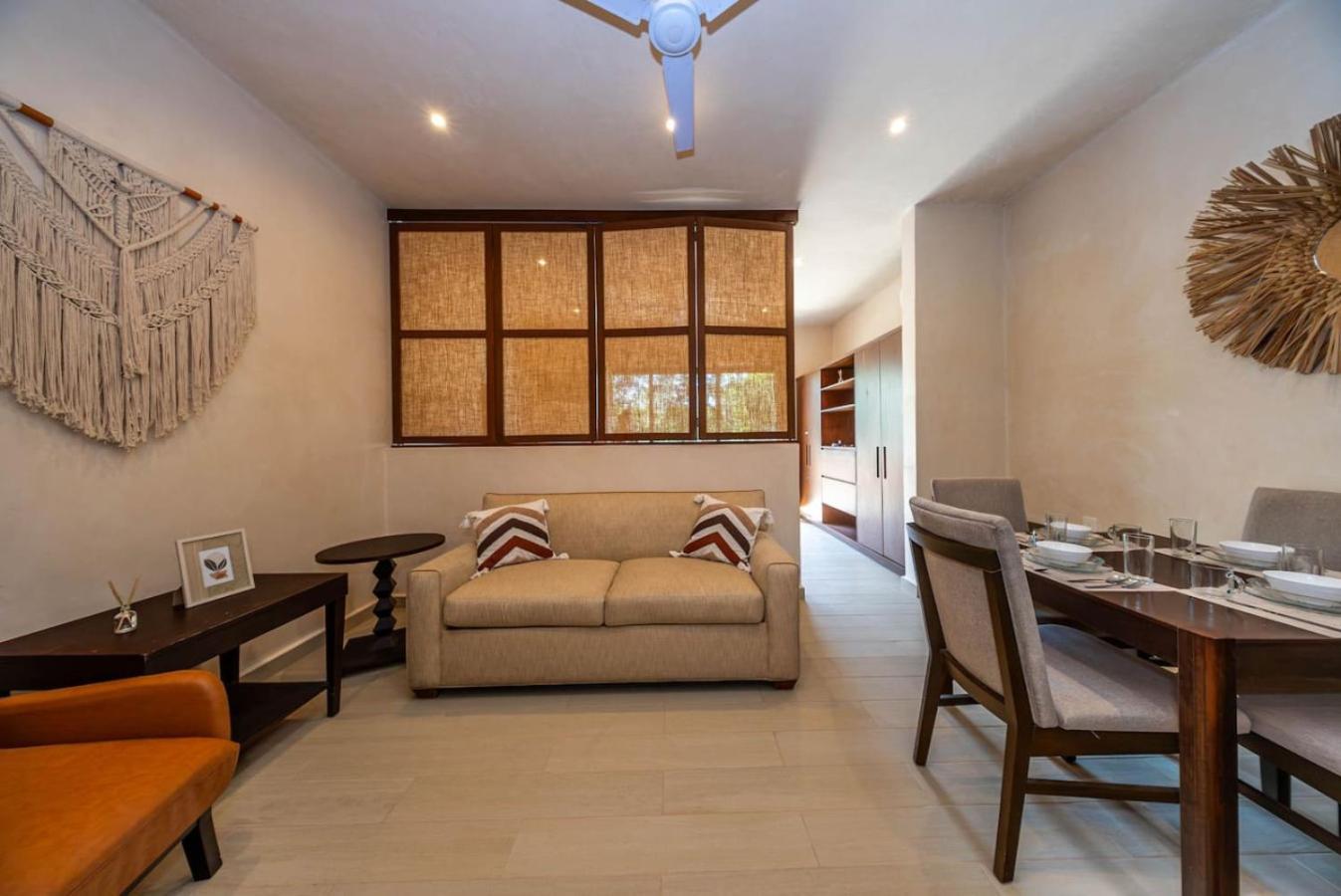 Apartment 1 Bedroom With Rooftop Pool In Jungle At Paraiso Tulum